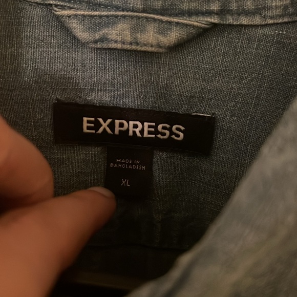 Express Men’s button down - Picture 3 of 4